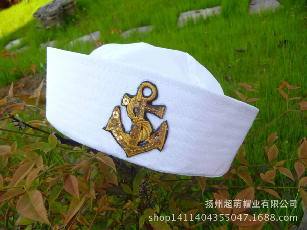 Golden Beads Sailor Hat