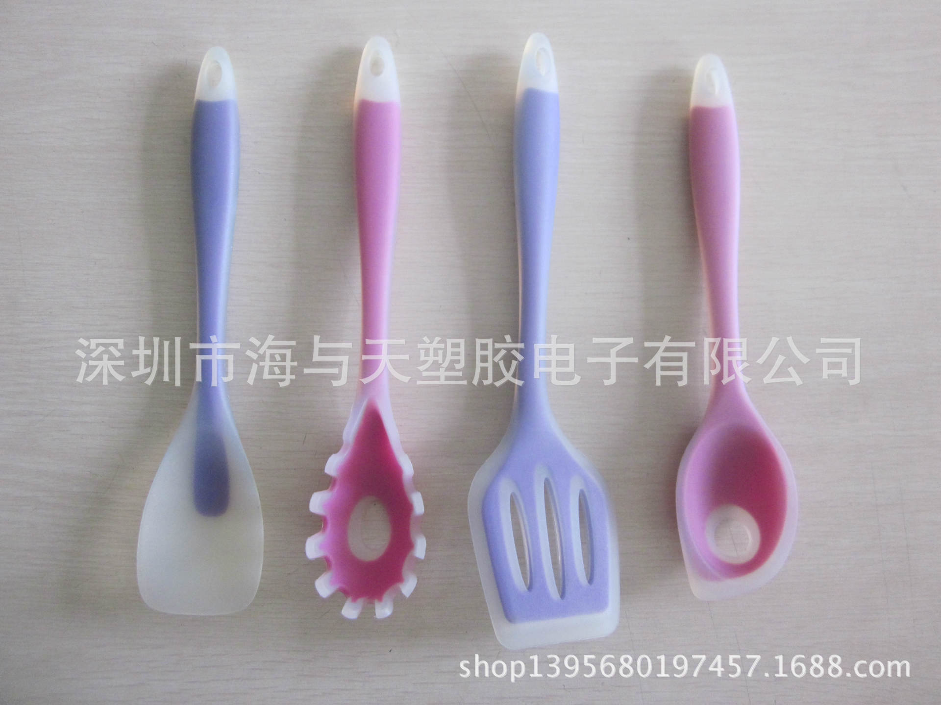 硅胶漏勺 硅胶勺 硅胶铲 硅胶漏铲 海与天产品 826149587|ms
