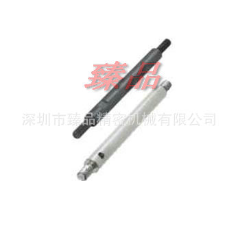 供应导向轴两端外螺纹带退刀槽带扳手槽型-带通孔型