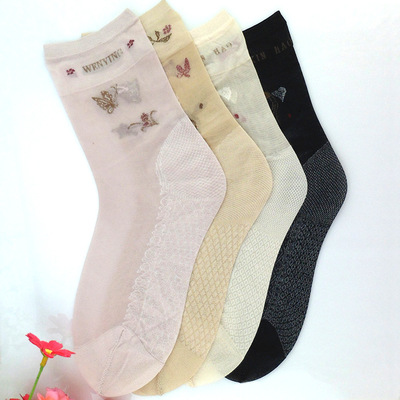 1106特价 夏季女士天鹅绒丝袜  加固带脚后跟袜子   地摊货源批发|ms