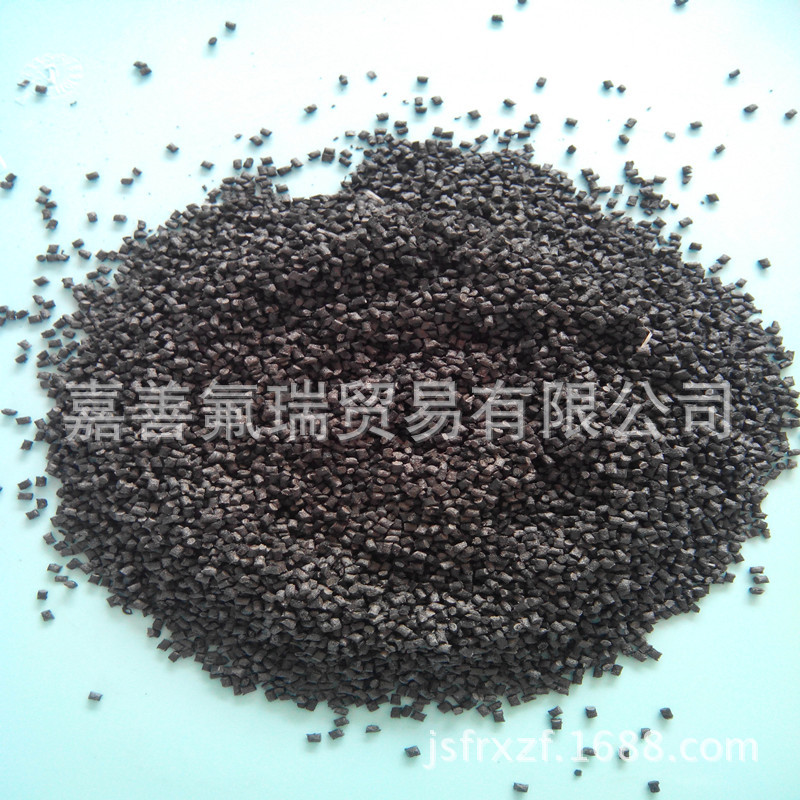 PEEK加纤30%颗粒料 防静电耐高温耐酸碱聚醚醚酮黑色PK颗粒