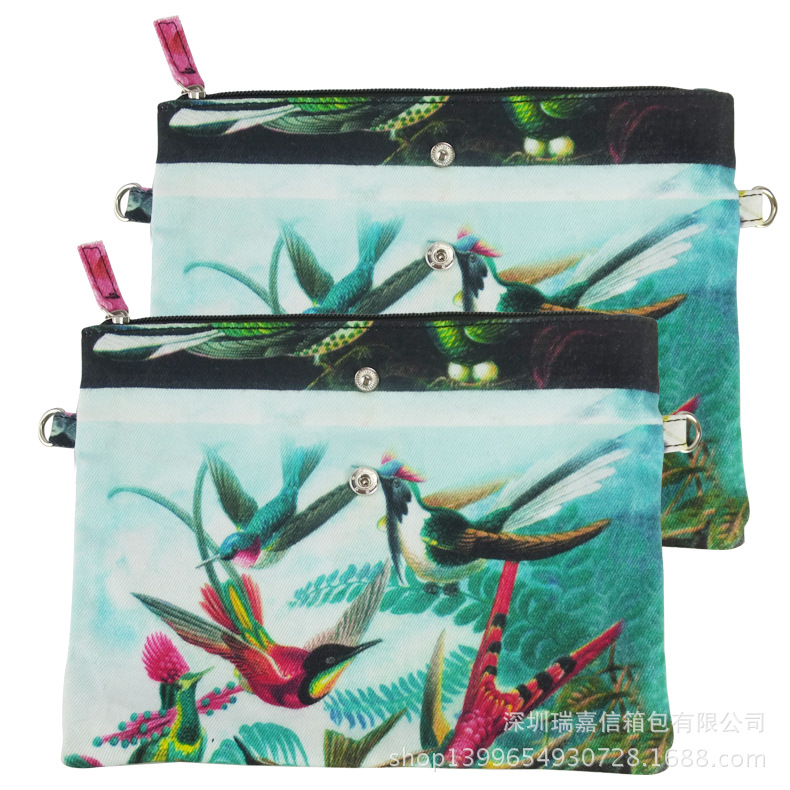 棉布单肩零钱包｜专业生产学生零钱包深圳罗湖