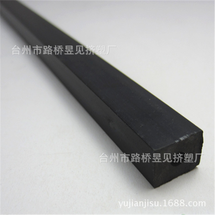 Tira de plástico extruido de PVC Tira de plástico redonda exterior e interior de PVC Barra de plástico hueco de PVC Tira cuadrada de plástico de PVC