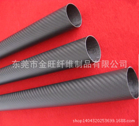 厂家批发多规格3K碳纤维管 高强度 重量轻 斜纹 横纹 碳纤维管