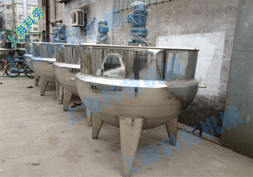 上海科劳夹层锅 夹层蒸汽锅 电加热夹层锅 燃气汤锅 夹层搅拌锅