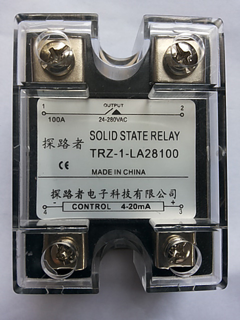 单相智能调压模块SSR-100LA 100安培电流型4-20mA输入固态调压器