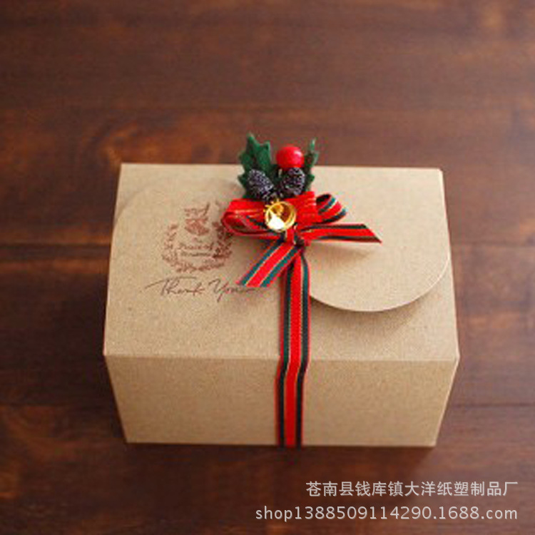 【精美樣式】蝴蝶扣西點盒 蛋糕盒 餅幹盒 牛皮紙盒烘焙食品紙盒