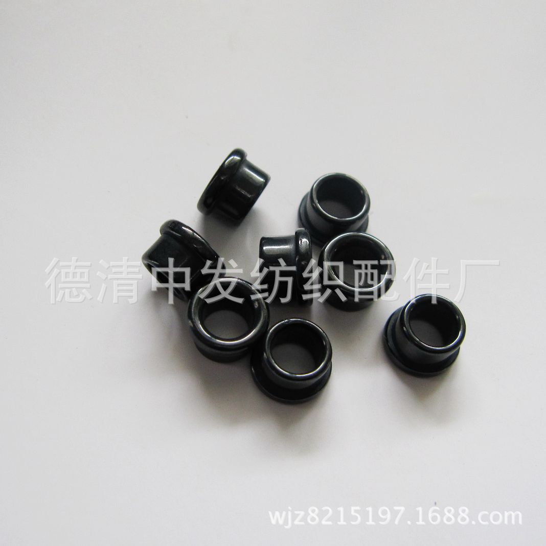 氧化钛黑色瓷眼 耐磨精抛瓷珠 外径8.4*高度6.3