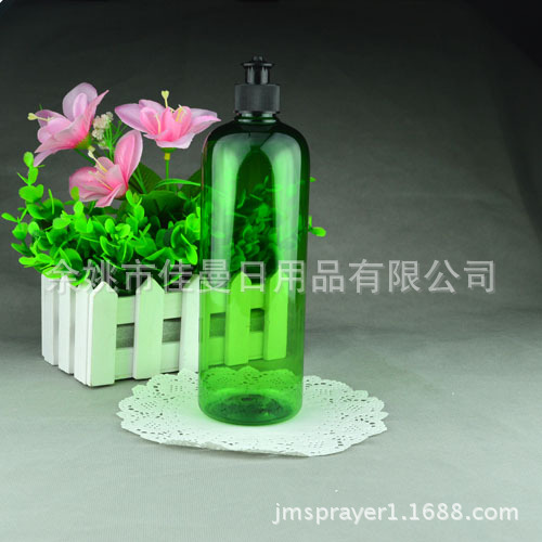 供应500ml 手拉盖瓶 乳液分装空瓶 洗洁精分装瓶