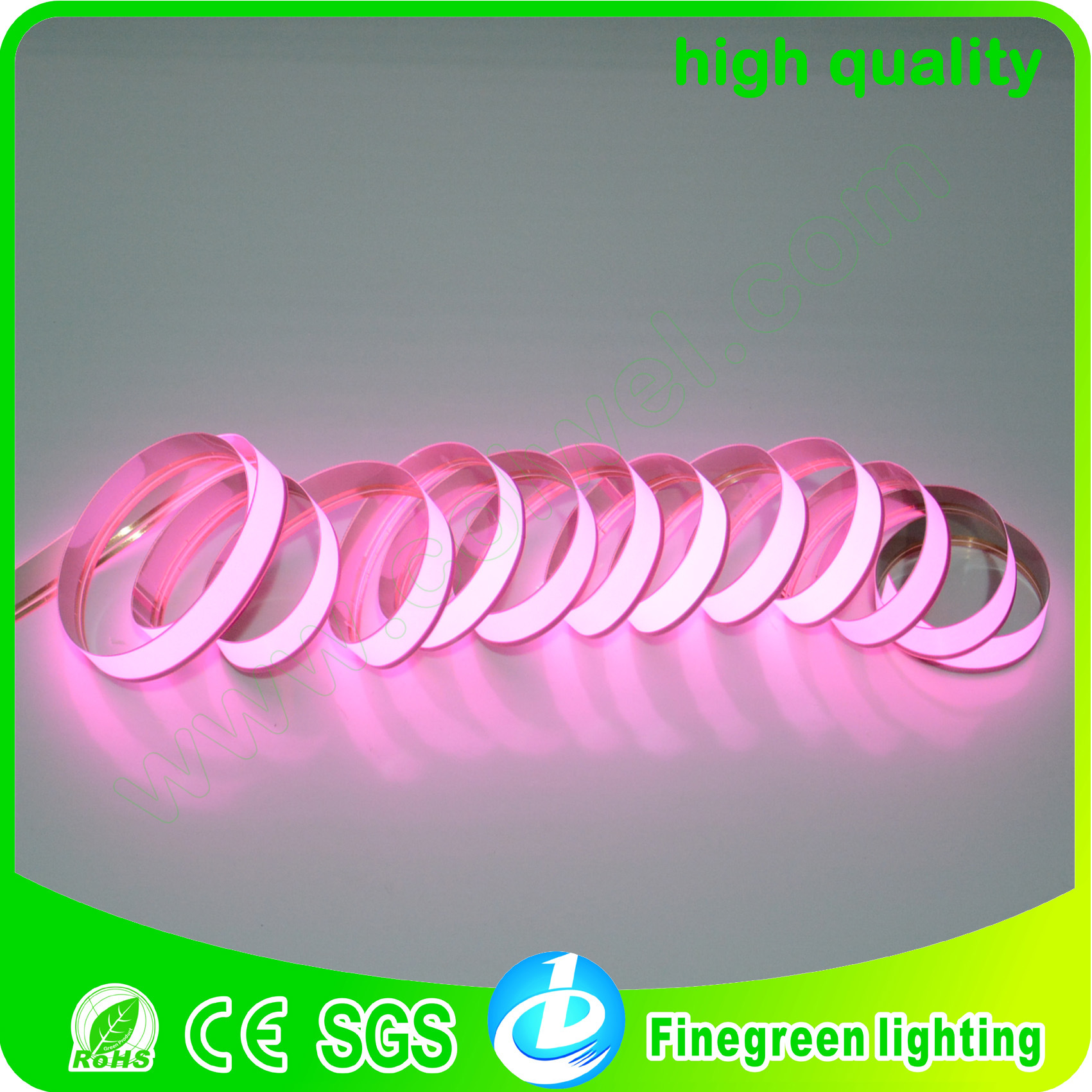 粉色el冷光發光長條