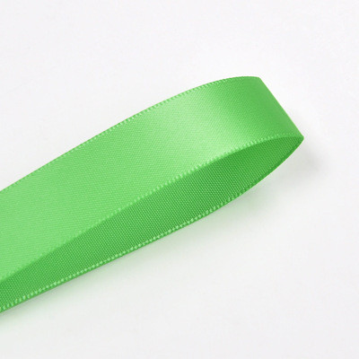Yao Ming cinta empresa al por mayor de doble cara poliéster satén DIY accesorios para el cabello 100mm serie verde 510-556