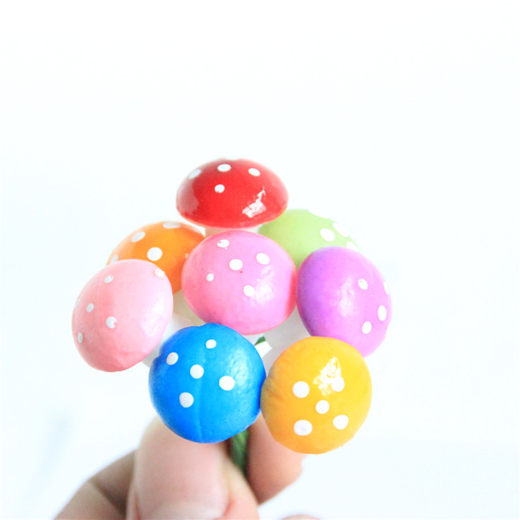 苔藓微景观小摆件 仿真小蘑菇 生态瓶造景配饰 迷你泡沫小蘑菇|ms