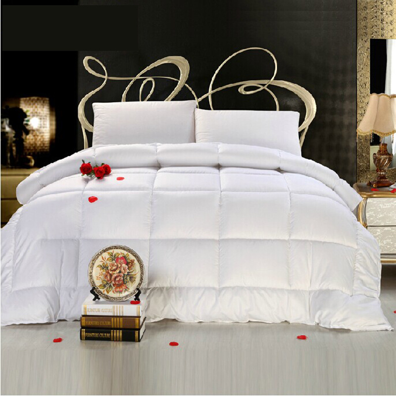 南通宾馆酒店用品厂家全棉防羽布超柔磨毛羽丝绒鹅绒四季被子被芯|ru