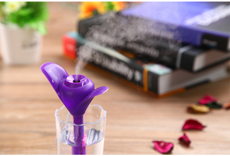 厂家直销 新款三叶草加湿器 USB夜光加湿器 迷你雾化空气净化器,款式随机6