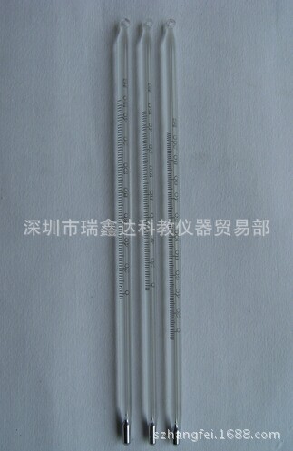 留点温度计0-150 水银温度计  棒式玻璃温度计