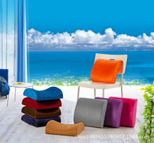 靠垫 慢回弹护腰垫 太空记忆棉腰靠 慢回弹腰靠 汽车腰靠垫 厂家