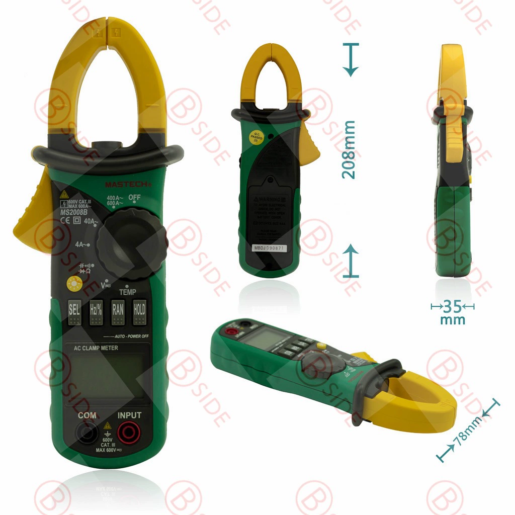 Прямые продажи с завода MS2008B Автоматический диапазон/Температурная Емкость/Цифровые токоизмерительные клещи, мультиметр в наличии