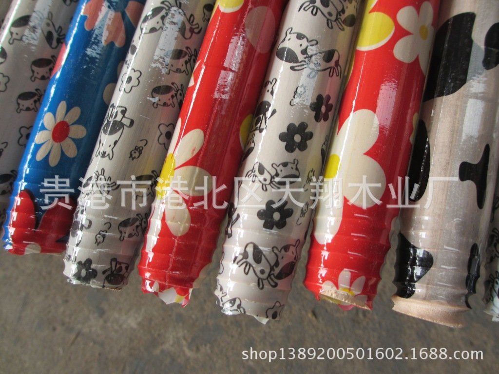 pvc膜包塑掃把柄