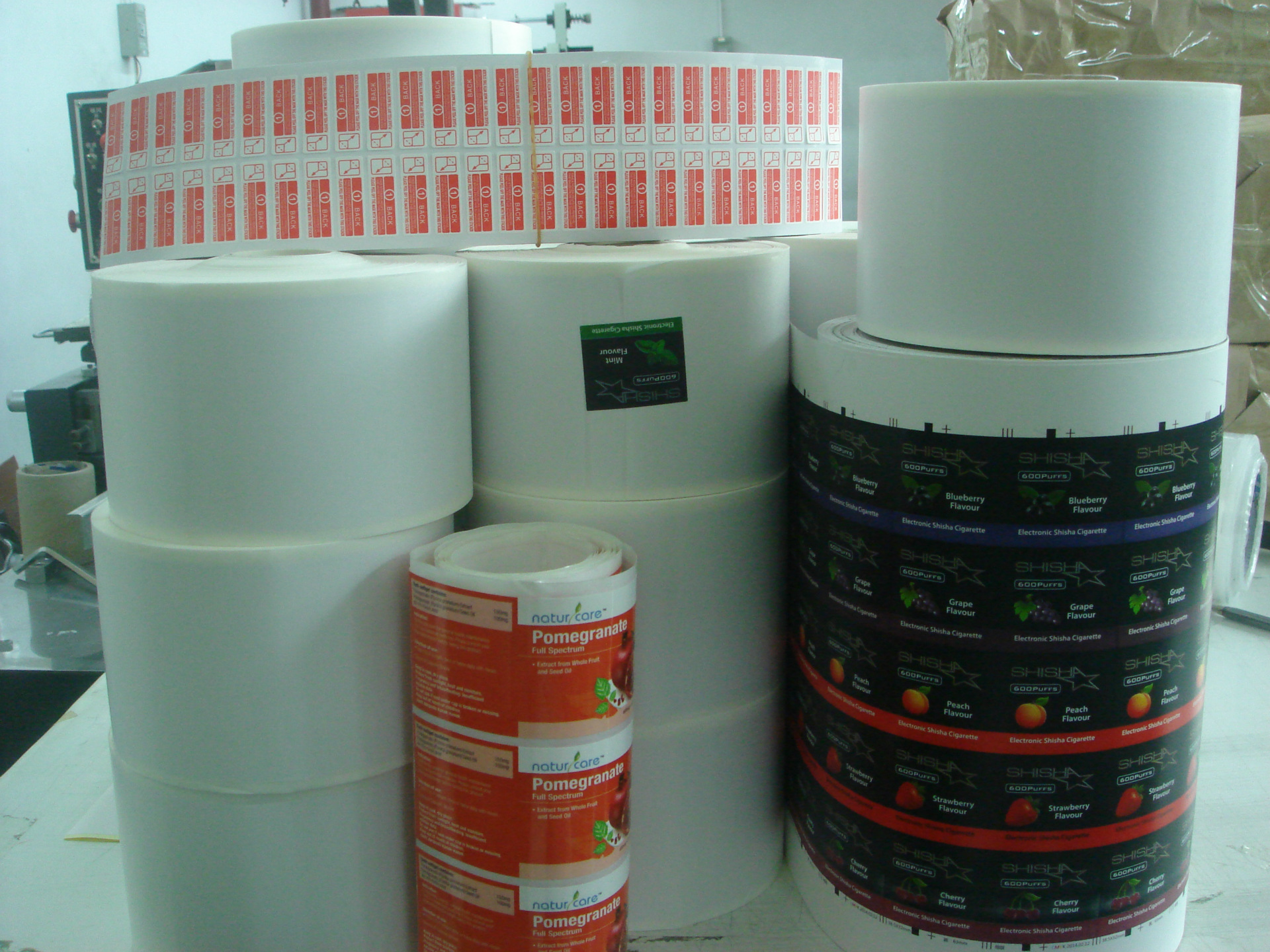 标签 彩色不干胶 透明不干胶PVC 贴纸定做