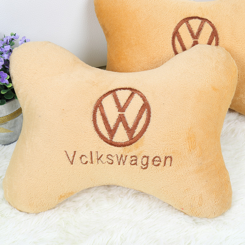 Manufactor major customized enterprise Promotion Car neck pillow Occipital bone Advertising headrest Electric embroidery Printing LOGO