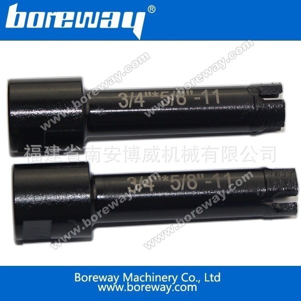 3/4寸*5/8-11金刚石钻头 钻管