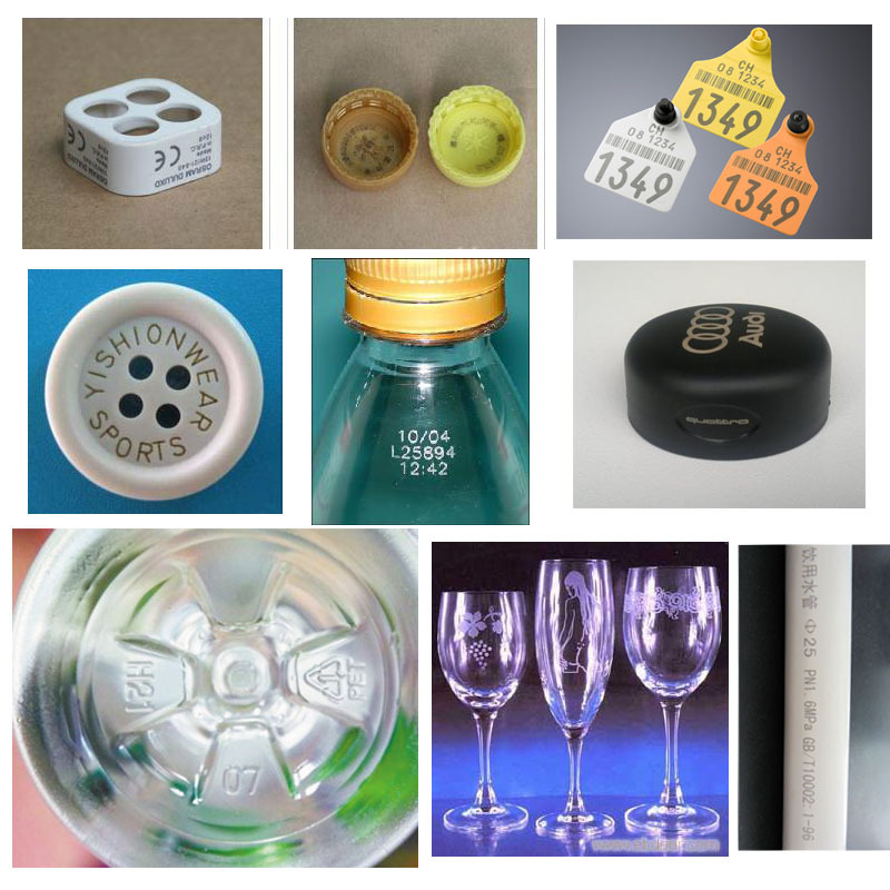 塑料橡胶logo激光打标机 全自动打码机