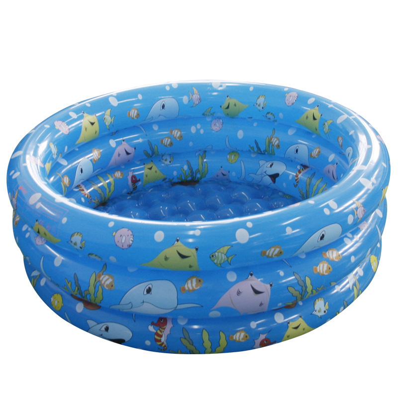 爆款热卖盈泰YT209 三环充气婴儿游泳儿童戏水池 钓鱼池海洋池80|ru
