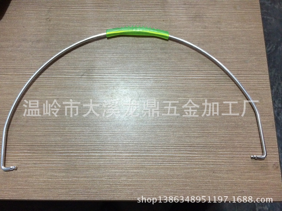4.0*34开口电镀绿色透明，水桶提手、塑料桶桶钩