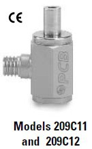 供应美国PCB公司冲压微型ICP高灵敏度石英力传感器209C11、209C12