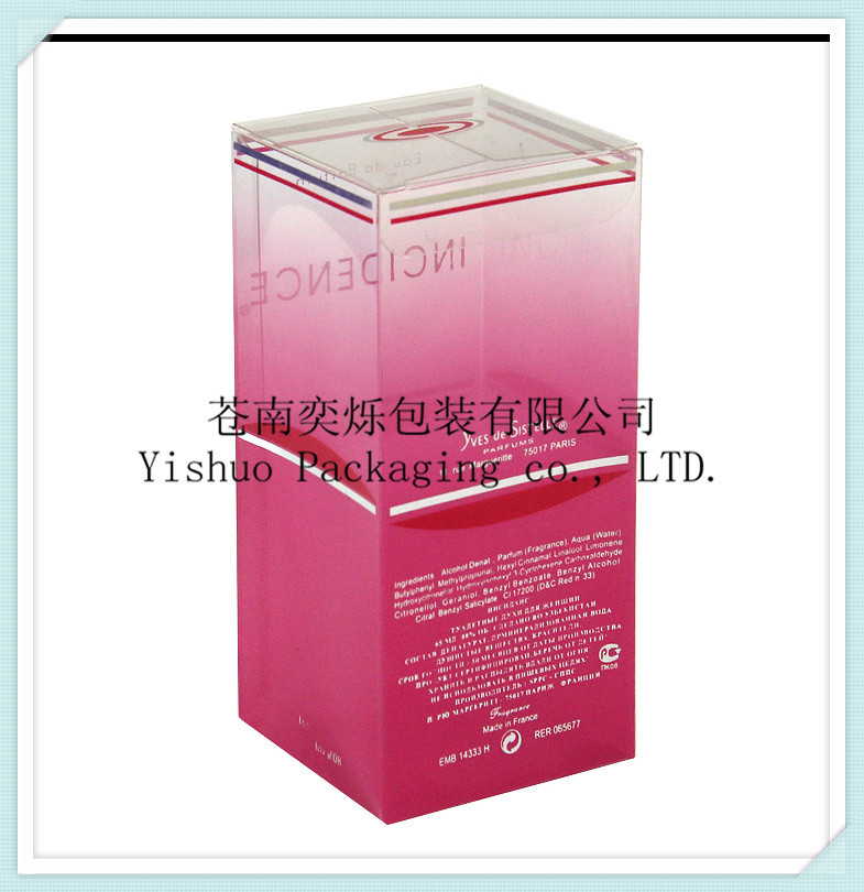 专业生产 PET包装盒 PVC透明折盒 PVC彩盒定做