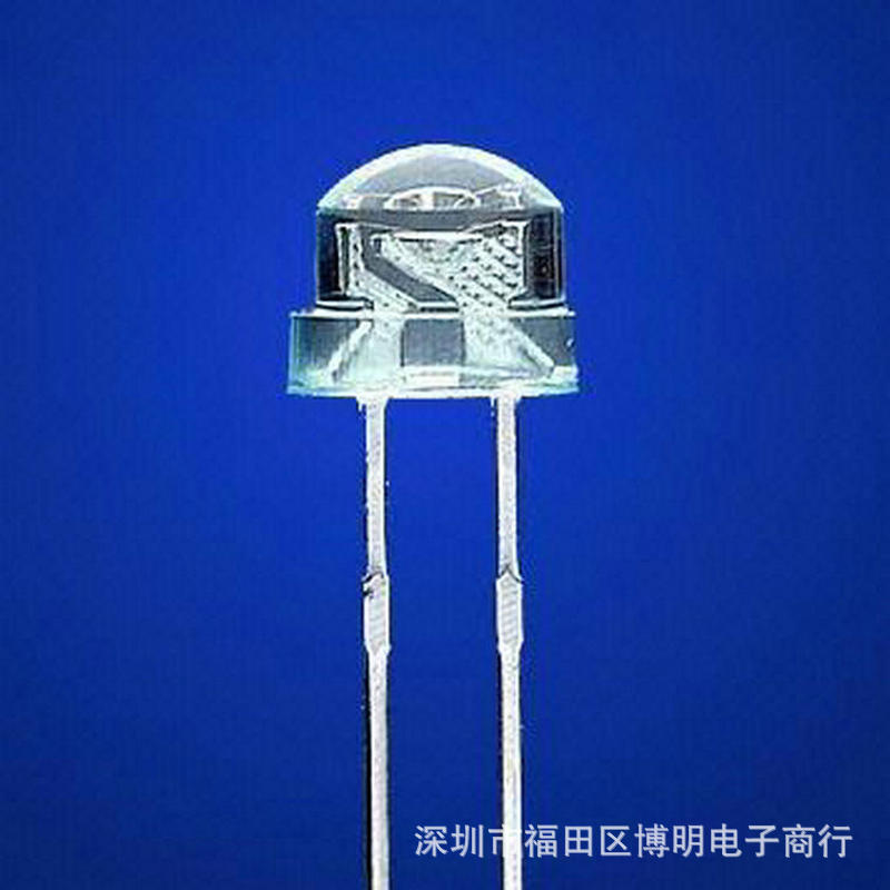 F5/5mm 圆头黄发黄短脚 高亮黄发黄光指示led灯珠 直插发光二极管