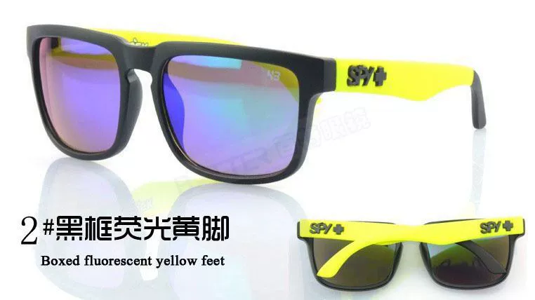 Mô hình vụ nổ kính mát nam giới và phụ nữ thể thao sunglasses cross-gương thương mại AliExpress HELM tide tide thương hiệu spy + đầy màu sắc ống kính phản quang