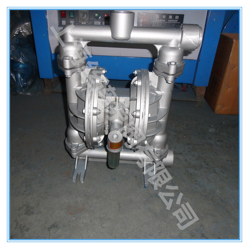 供应气动隔膜泵QBY-25铝合金四氟膜果酱泵高粘度气动隔膜泵包邮