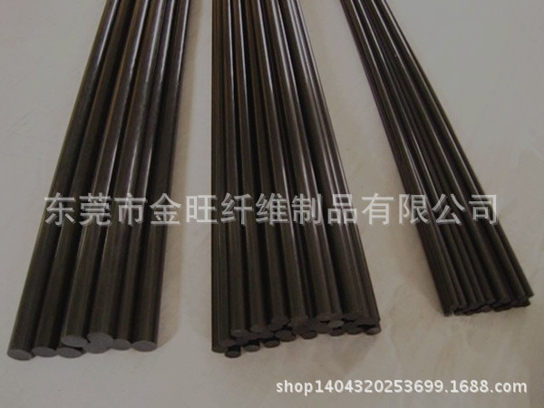 厂家批发1.2碳纤维棒 高强度 高韧性 直线度好 碳纤维实心棒