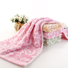 乱花毛巾 加厚无捻竹纤维 高阳厂家批发