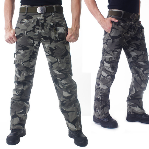 Allied Forces Outdoor Leisure Wilderness Survival Military Enthusiast Work Pants Multi-Pocket Pants