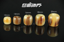 厂家供应天然牛角桶珠 牛角散珠 牛角饰品 金刚菩提配饰