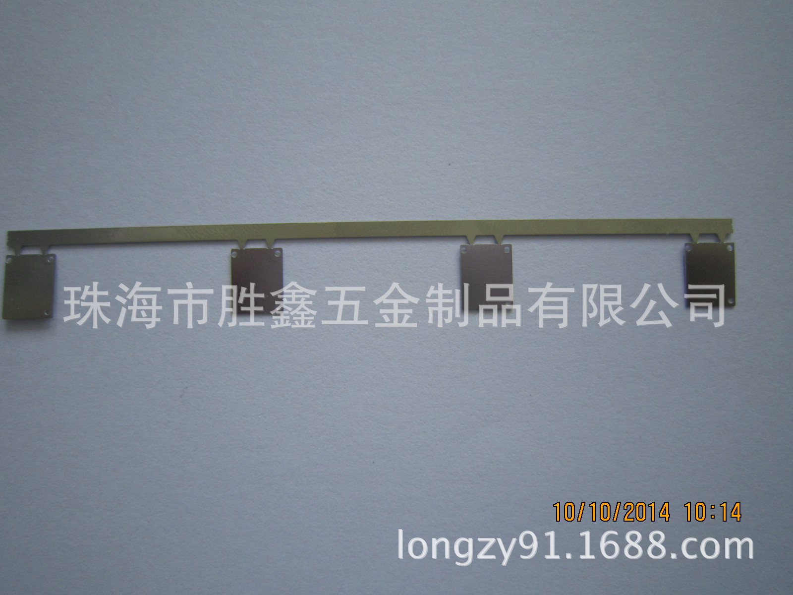 蝕刻連條單麵鍍鎳鋼片