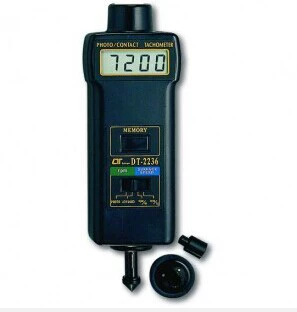 Faced China Taiwan Luchang DT-2236 Contact/photoelectric Dual-use Tachometer DT2236