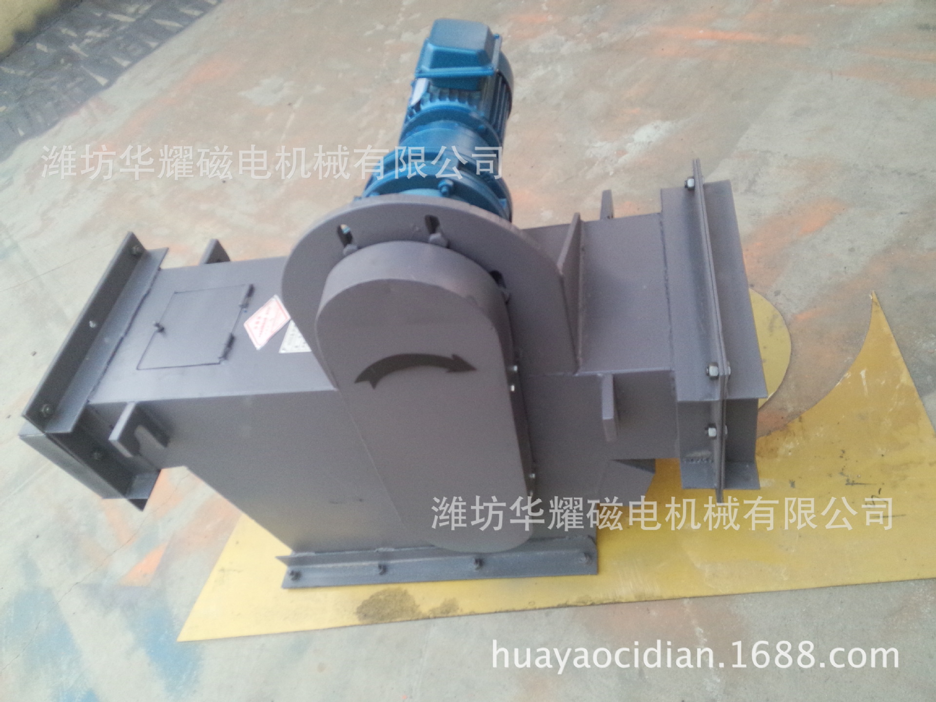 管道自动除铁器 管道式除铁器  强磁除铁器  潍坊华耀