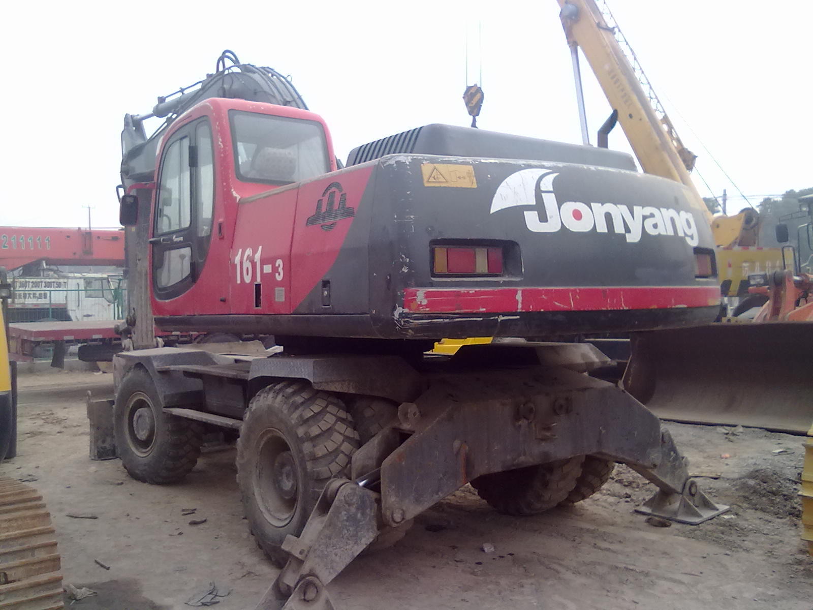 二手詹阳161轮式挖掘机，詹阳轮式挖掘机价格