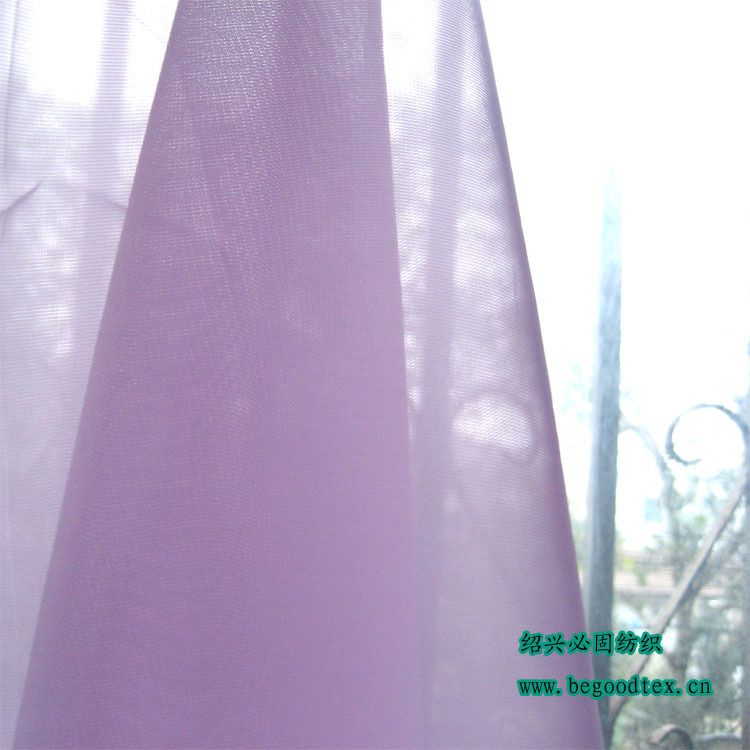 【厂家直销】 耐洗难燃特丽纶 涤纶阻燃窗纱 防火装饰面料 