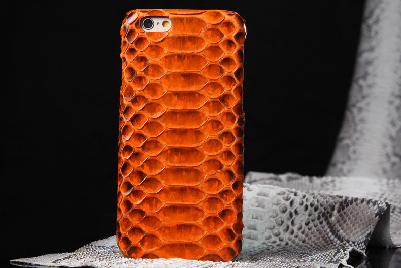 i-idea Handmade Luxury Genuine Real Python Snake Skin Leather Case Cove for Apple iPhone 6S Plus/6 Plus & iPhone 6S/6