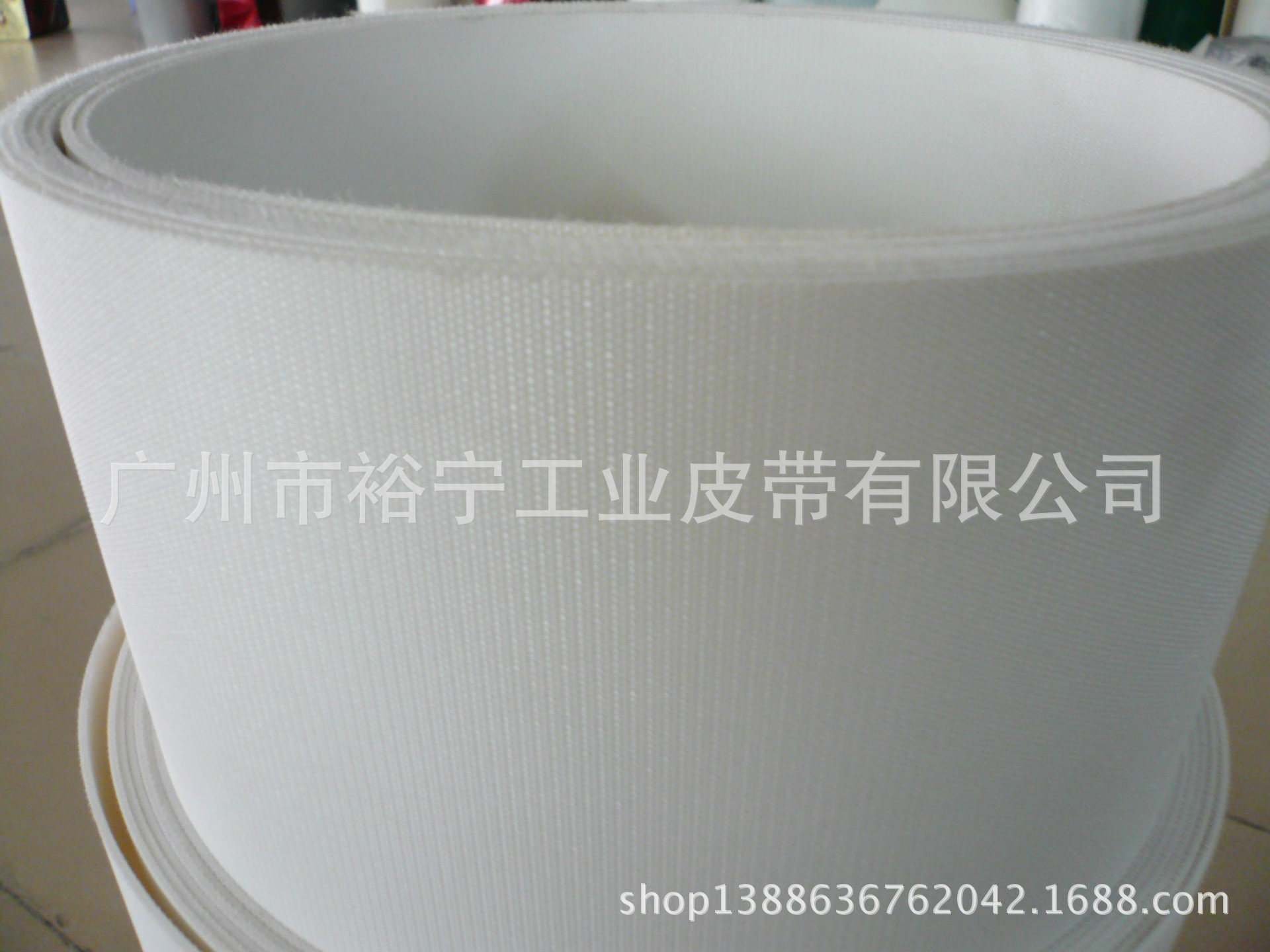 【厂家生产】广州高档白色食品输送带（饼干 方便面 食品输送带）