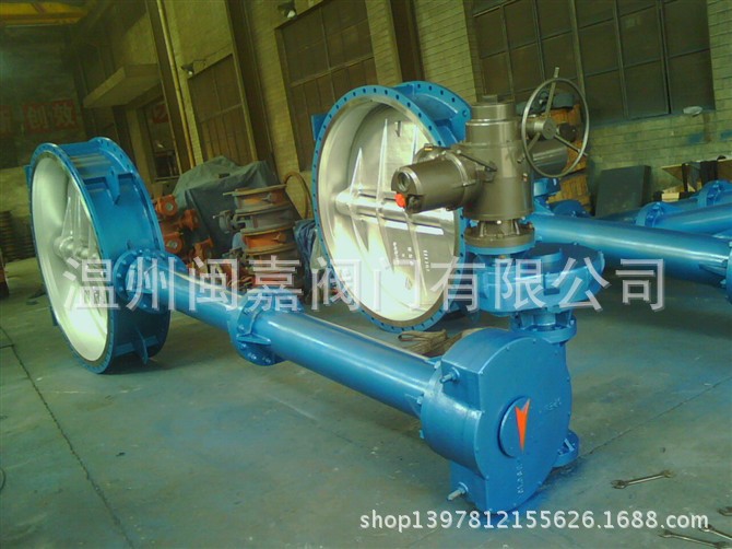 三偏心多层次硬密封法兰式加长杆蝶阀可配电动法兰式加长蝶阀