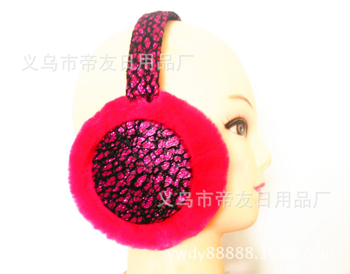 厂家供应各种兔毛耳套、狐狸毛耳套、皮草耳套、耳机耳套(图)