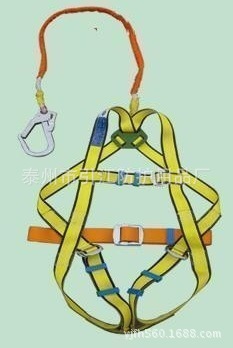 高端标准型大口径钩架工高空五点式全背航空安全带