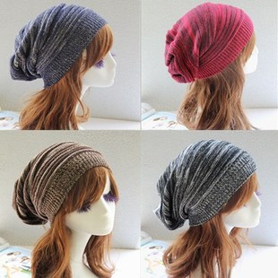 Двухцветная шапка, удерживающий тепло трикотажный шерстяной шарф, Aliexpress
