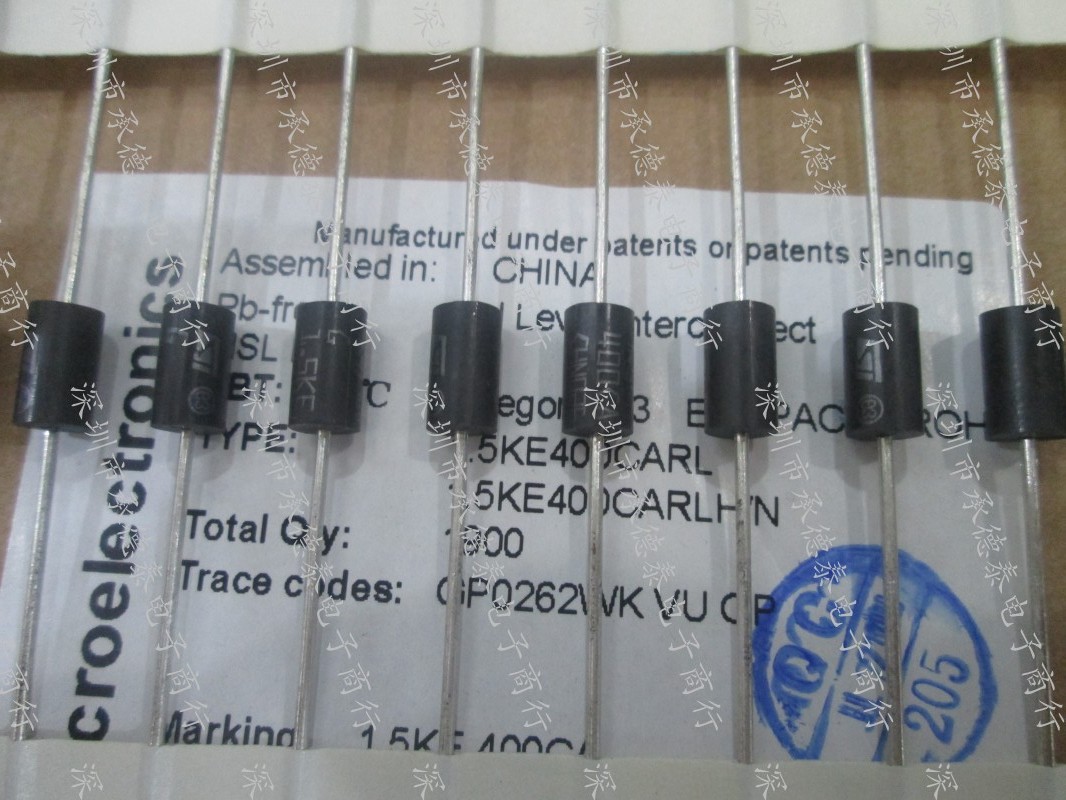 双向TVS瞬变抑制二极管 1.5KE400CA 全新进口原装