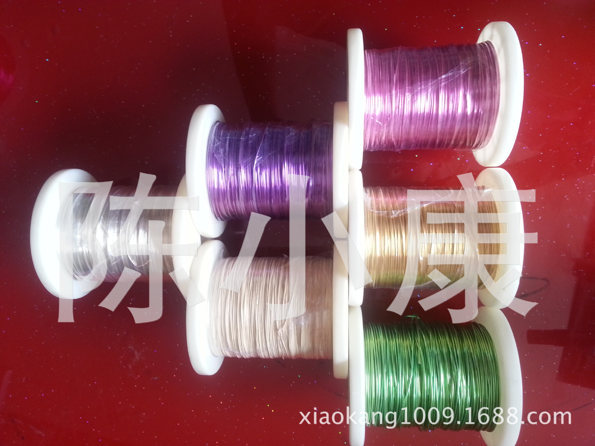 多规格紫铜线保色金色 镀银 KC金 玫瑰金铜丝线饰品珠宝首饰配件